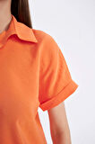 DeFacto Oversize Fit Kısa Kollu Gömlek D3068AX24SMOG191