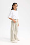 DeFacto Kız Çocuk Wide Leg Geniş Bol Paça Cepli Pantolon D3720A824WNNM39