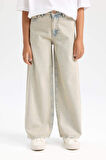 DeFacto Kız Çocuk Wide Leg Geniş Bol Paça Cepli Pantolon D3720A824WNNM39
