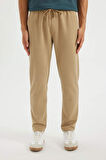 DeFacto Jogger Pantolon Basic Düz Beli Bağcıklı Cepli Düz Paça C6022AX24AUBG656