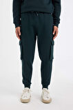 DeFacto Regular Fit Jogger Eşofman Altı Kargo Cepli Basic Düz Beli Bağcıklı Lastikli Paça Y5533AZ24AUGN1079