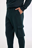 DeFacto Regular Fit Jogger Eşofman Altı Kargo Cepli Basic Düz Beli Bağcıklı Lastikli Paça Y5533AZ24AUGN1079