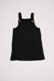 DeFacto Kız Bebek Simli Tweed Ayarlanabilir Askılı Salopet Elbise D3076A524AUBK27