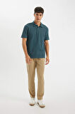 DeFacto New Regular Fit Basic Düz Kısa Kollu Polo Tişört B4939AX24AUBE700