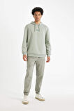 DeFacto %100 Pamuk Relax Fit Kapüşonlu Baskılı Sweatshirt Y9652AZ24AUGN1102