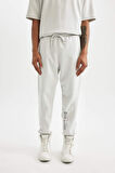 DeFactoFit Jogger Eşofman Altı NBA Brooklyn Nets Standart Fit Skuba Dalgıç Kumaş Cepli Düz Paça C8924AX24AUGR519