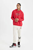 DeFactoFit Kalın Jogger Eşofman Altı NBA Chicago Bulls Standart Fit Cepli Düz Paça C9275AX24AUBG662
