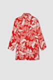 DeFacto Loose Fit Desenli Uzun Kollu Gömlek U3684AZ24SMRD2