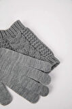 DeFacto Kadın 2'Li Örgü Eldiven R8591AZ24WNGR2