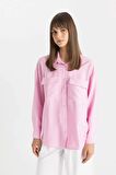 DeFacto Relax Fit Uzun Kollu Tesettür Gömlek Tunik C8671AX24SMPN649