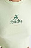 DeFactoFit NBA Milwaukee Bucks Crop Bisiklet Yaka Kısa Kollu Tişört C0005AX24SMGN1222