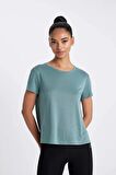 DeFactoFit Standart Fit Modal Bisiklet Yaka Sporcu Kısa Kollu Tişört C0193AX24SMGN1223