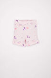 Kız Bebek Pijama Takım Desenli Fitilli Kaşkorse  Kısa Kollu Üst Beli Lastikli Şort Alt
