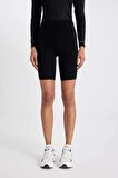 DeFactoFit Biker Beli Saran Sporcu Tayt B9547AX24SMBK81