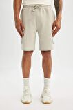 DeFacto Regular Fit Basic Düz Cepli Bermuda Şort D0475AX24SMGR437