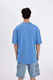 DeFacto Comfort Regular Fit Rahat Kalıp Bisiklet Yaka Baskılı Kısa Kollu Tişört C5755AX24HSBE419
