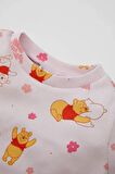 DeFacto Kız Bebek Disney Winnie The Pooh Uzun Kollu Fitilli Kaşkorse Pijama Takımı D1810A524AUPN688