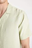 DeFacto Modern Fit Yazlık Polo Yaka Aerobin Kısa Kollu Gömlek V8406AZ24SMGN270