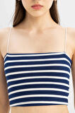 Coool Crop Top Ribana 2'li Basic Atlet