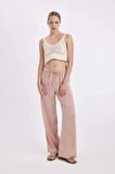 DeFacto Pantolon Wide Leg Çift Cepli Normal Bel Standart Boy D1009AX24HSBR479