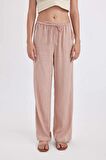 DeFacto Pantolon Wide Leg Çift Cepli Normal Bel Standart Boy D1009AX24HSBR479