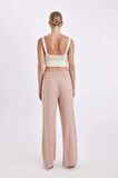 DeFacto Pantolon Wide Leg Çift Cepli Normal Bel Standart Boy D1009AX24HSBR479