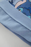 DeFacto Kız Bebek 2'li Takım Disney Lilo & Stitch Sweatshirt Üst Beli Lastikli Desenli Uzun İspanyol Paça Alt D2199A524AUBE551