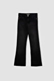 DeFacto Kız Çocuk Flare Fit İspanyol Paça Jean Pantolon C8535A824AUBK27