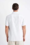 DeFacto Regular Fit Yazlık Dokulu Kısa Kollu Gömlek C9435AX24SMBE723