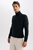 Slim Fit Balıkçı Yaka Kazak