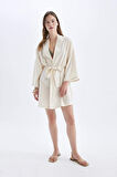 Regular Fit Pamuklu Kimono-Fall in Love