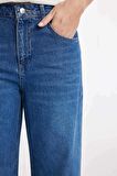 DeFacto Wide Leg Fit Geniş Kalıp Normal Bel Geniş Paça Jean Pantolon D2581AX24HSNM28