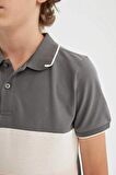 DeFacto Erkek Çocuk Pike Kısa Kollu Polo Tişört C2603A824SMGR452