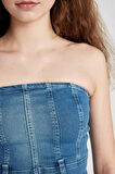 DeFacto Straplez Maxi Jean Elbise B8112AX24SMNM85