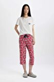 Fall in Love Baskılı Kısa Kollu Pijama Takımı