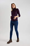 DeFacto Skinny Fit Yüksek Bel Düz Paça Standart Boy Hamile Pantolon Z6884AZ24SPIN89