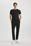 DeFacto Premium Slim Fit Dar Kesim Bisiklet Yaka Kısa Kollu Modal Üst Z8085AZ24SPBK81