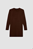 DeFacto Regular Fit Bisiklet Yaka Uzun Kollu Basic Tunik H3431AZ24AUBN468