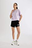 DeFactoFit Slim Fit Dar Kesim Kısa Paça Sporcu Şort U8375AZ24SPBK81