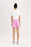 DeFactoFit Slim Fit Dar Kesim Kısa Paça Sporcu Şort U8375AZ24SPPN659