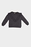 DeFacto Kız Bebek Bisiklet Yaka İçi Yumuşak Tüylü Sweatshirt D6678A524WNAR1