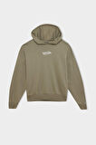 DeFacto Coool Loose Fit Baskılı Kapüşonlu Sweatshirt D6672AX24WNKH109