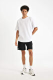 DeFacto Slim Fit Dar Kesim Dar Paça Şort W7965AZ24HSBK81