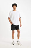 DeFacto Slim Fit Dar Kesim Dar Paça Şort W7965AZ24HSBK81