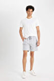 DeFacto Slim Fit Dar Kesim Dar Paça Şort W7965AZ24HSGR363