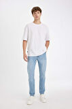 DeFacto Slim Tapered Fit Dar Kalıp Normal Bel Daralan Paça Jean Pantolon C4220AX24AUNM39
