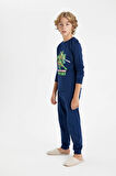 DeFacto Erkek Çocuk Teenage Mutant Ninja Turtles Uzun Kollu Pijama Takımı D6324A824AUNV154