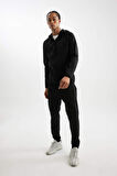 DeFactoFit Jogger Eşofman Altı Slim Fit Dar Kesim Skuba Dalgıç Kumaş Standart Paça D1951AX24AUBK81