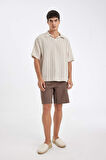 DeFacto Relax Fit Pamuklu Bermuda Şort D7916AX24SMBN534