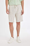 DeFacto Relax Fit Pamuklu Bermuda Şort D7916AX24SMBG674